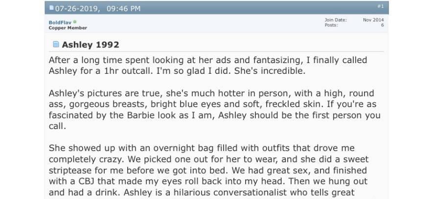OUTCALL *** Reviewed & Verified OUTCALL *** Reviewed & Verified